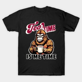 Tea Time is Me Time Bigfoot T-Shirt